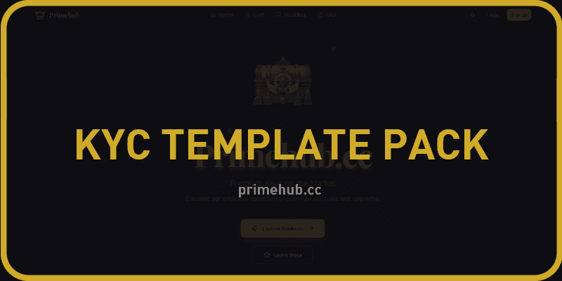 KYC Document Template Pack